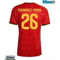 Belgium Matias Fernandez-Pardo #26 Replica Home Shirt World Cup 2026 Short Sleeve